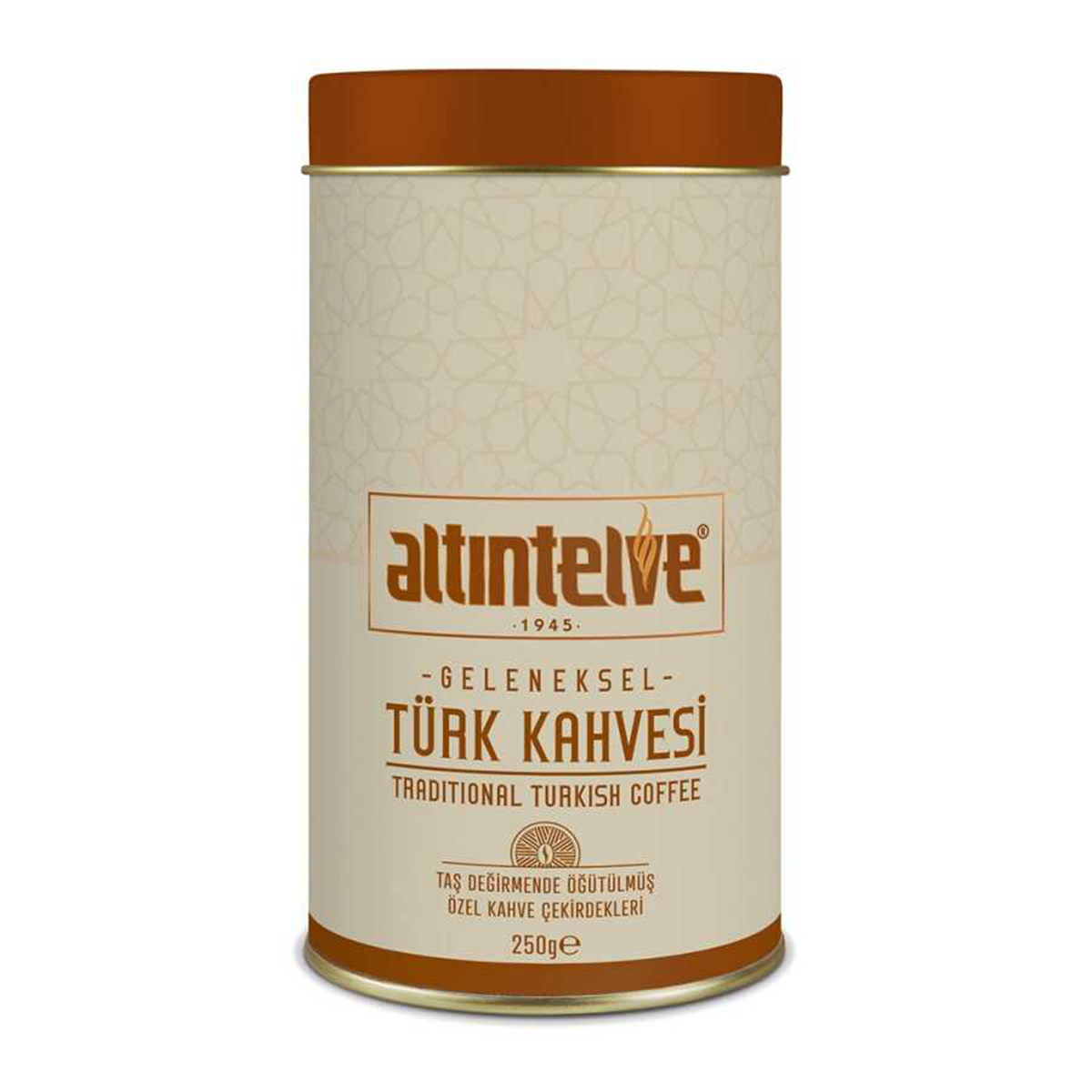 Altıntelve Öğütülmüş Türk Kahvesi Teneke 250 Gr